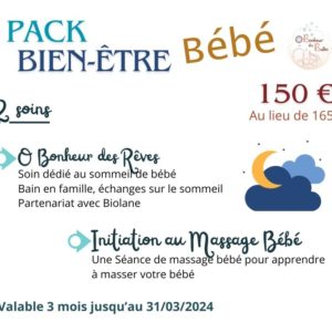 Pack Bien-être bébé